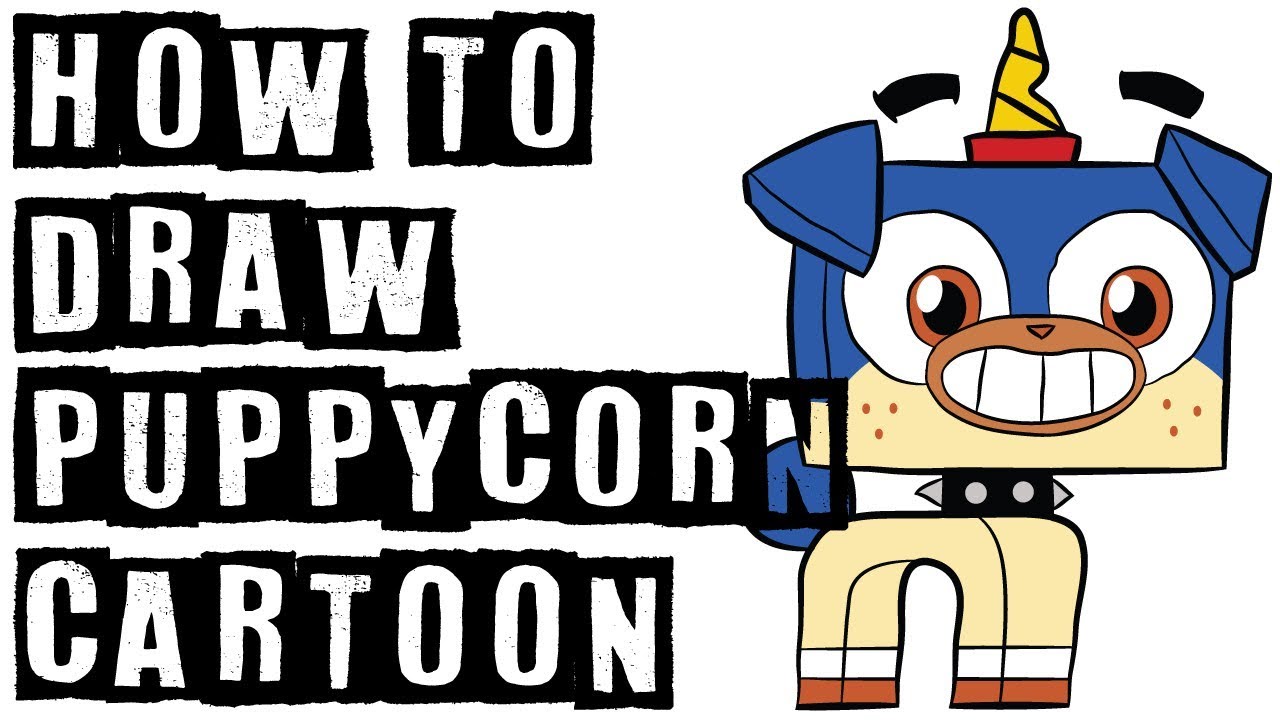 pic Drawing Puppycorn Unikitty how to draw puppycorn easy from unikitty speed drawing expert