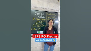 IBPS PO Prelims English Exam Analysis 👈🏻