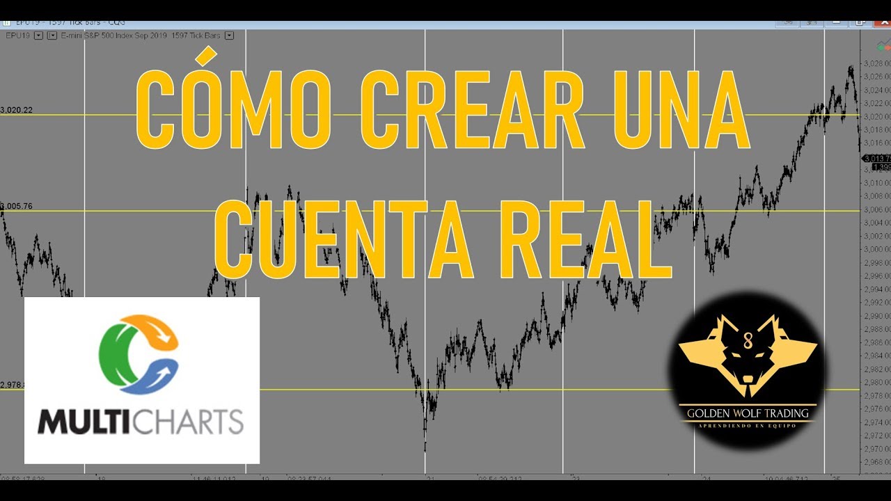 VIDEO 5️⃣ Cómo crear UNA CUENTA REAL EN MULTICHART - YouTube