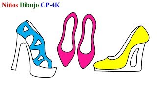 Featured image of post Ni os Dibujos De Zapatos Para Colorear