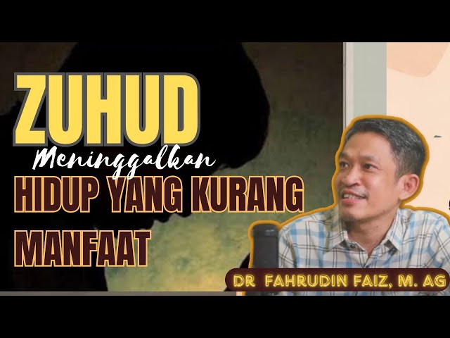 Mencari Ketenangan Hidup Tanpa Mengganggu - Filsafat Dr. Fahrudin Faiz, M. Ag class=