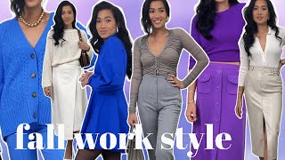 FALL WORK STYLE | Work Outfits of the Week Business Casual 2023