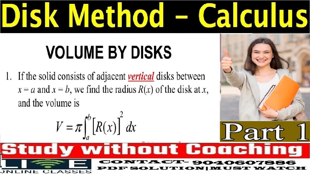 VOLUME OF SOLID|DISK METHOD|CALCULUS(C-1)|MATH-(H)SEM-1|B.SC|+3|MATH-GE ...