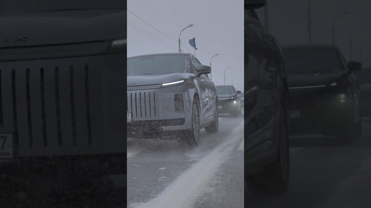 В снегопад на Exlantix ET! Как едется на гибридах зимой?