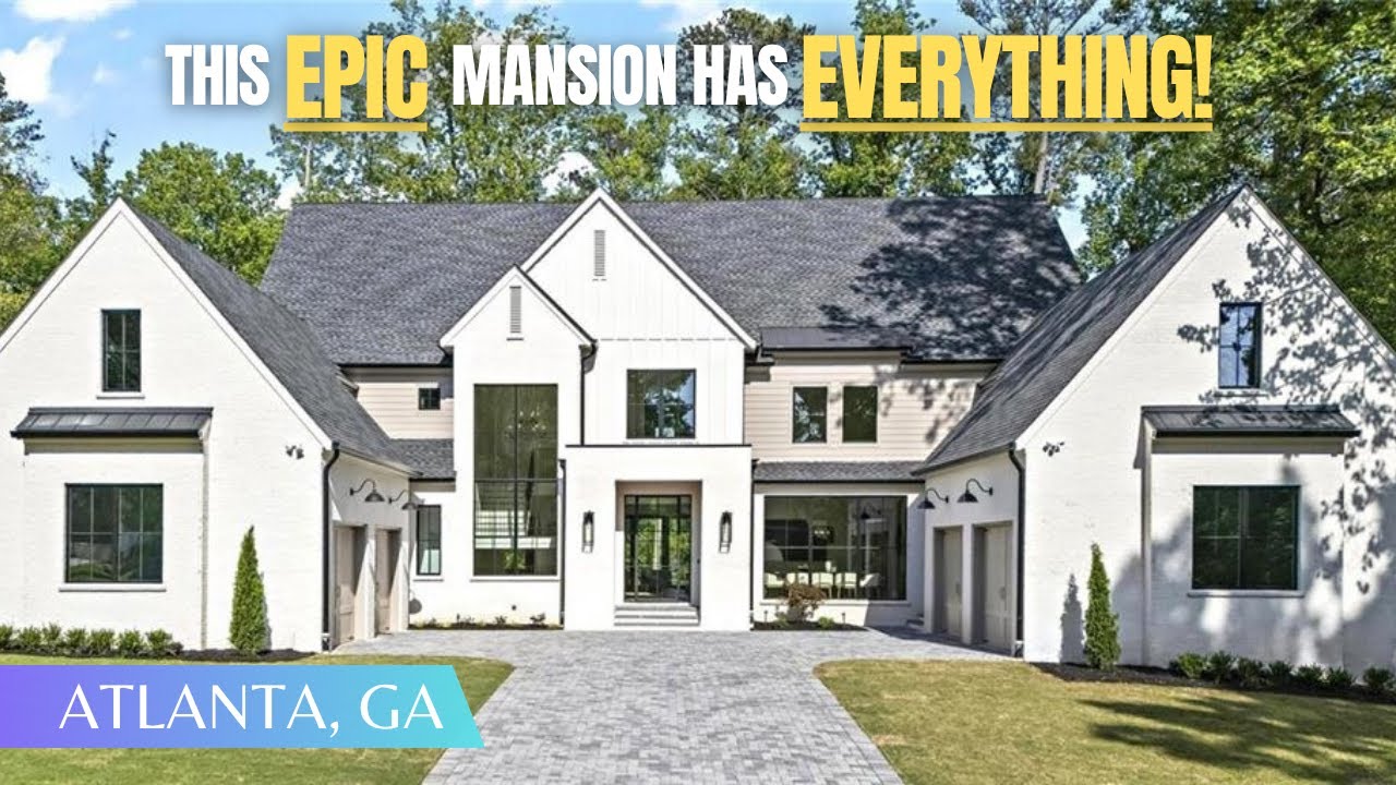 9,000 SQFT Luxury Mansion w/Finished Basement + Infinity Pool + Pool House + HUGE Scullery + 7 BEDS