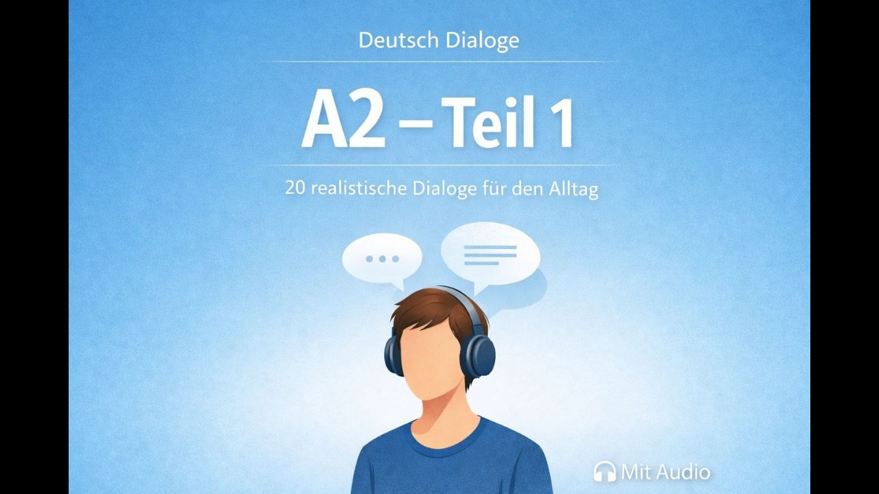 Немецкий А2 -  через живые диалоги. Часть 1