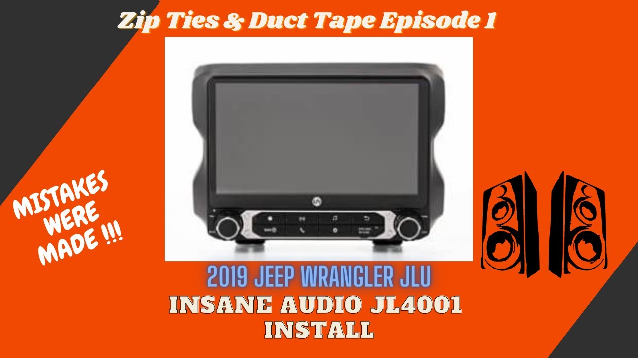 How To Install Insane Audio JL4001 In Jeep Wrangler JL (2019). Don't Make  The Same Mistake! - YouTube