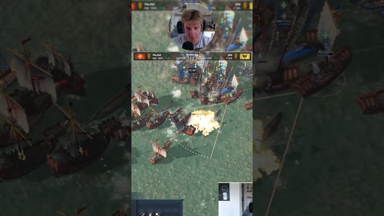 Water is often decided in a matter of seconds... / Age of Empires 4 