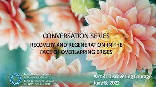 NCCDH COVID-19 Conversation Series Part 4: Discovering Courage