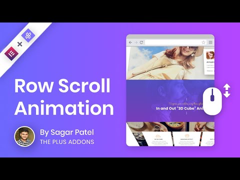 Row Scroll Animation | Section Scroll Animation by The Plus Addons for Elementor