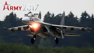 Army 2017 | "Falcons of Russia" | Su 35C | Rise | Landing | Cuban | Higher Pilotage | Air battle