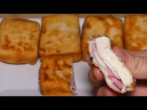 Ham and cheese fritters.