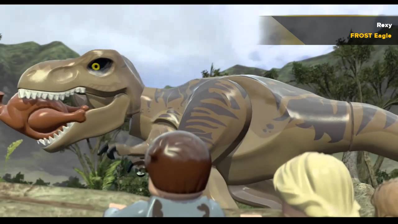Rexy is hungry LEGO Jurassic World YouTube