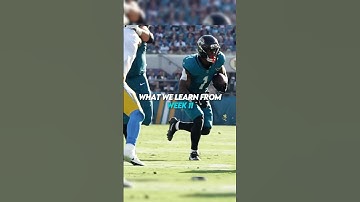What we learn from week 11 #nfl #nfl2025 #shorts