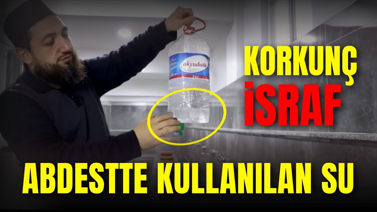 Abdest Alırken Yapılan Büyük İsraf! (Uygulamalı Gösterim)