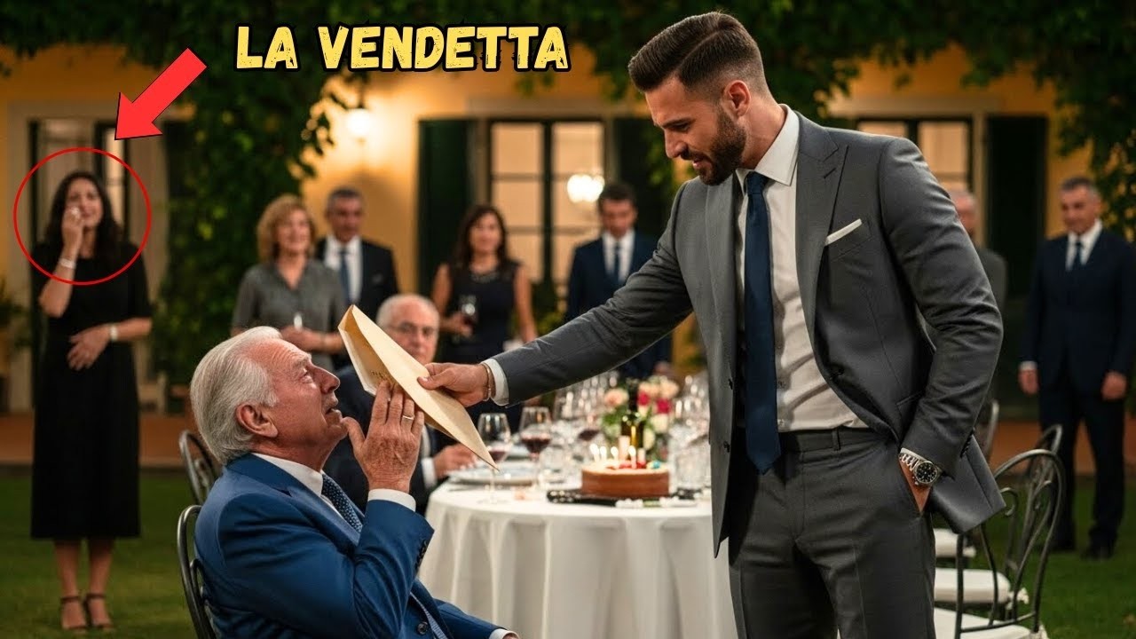 La luce del proiettore illuminava il volto di mio padre mentre il video scorreva. Settanta candeline, trentadue parenti nella villa di famiglia a Bergamo, e io in piedi con il telecomando in mano....