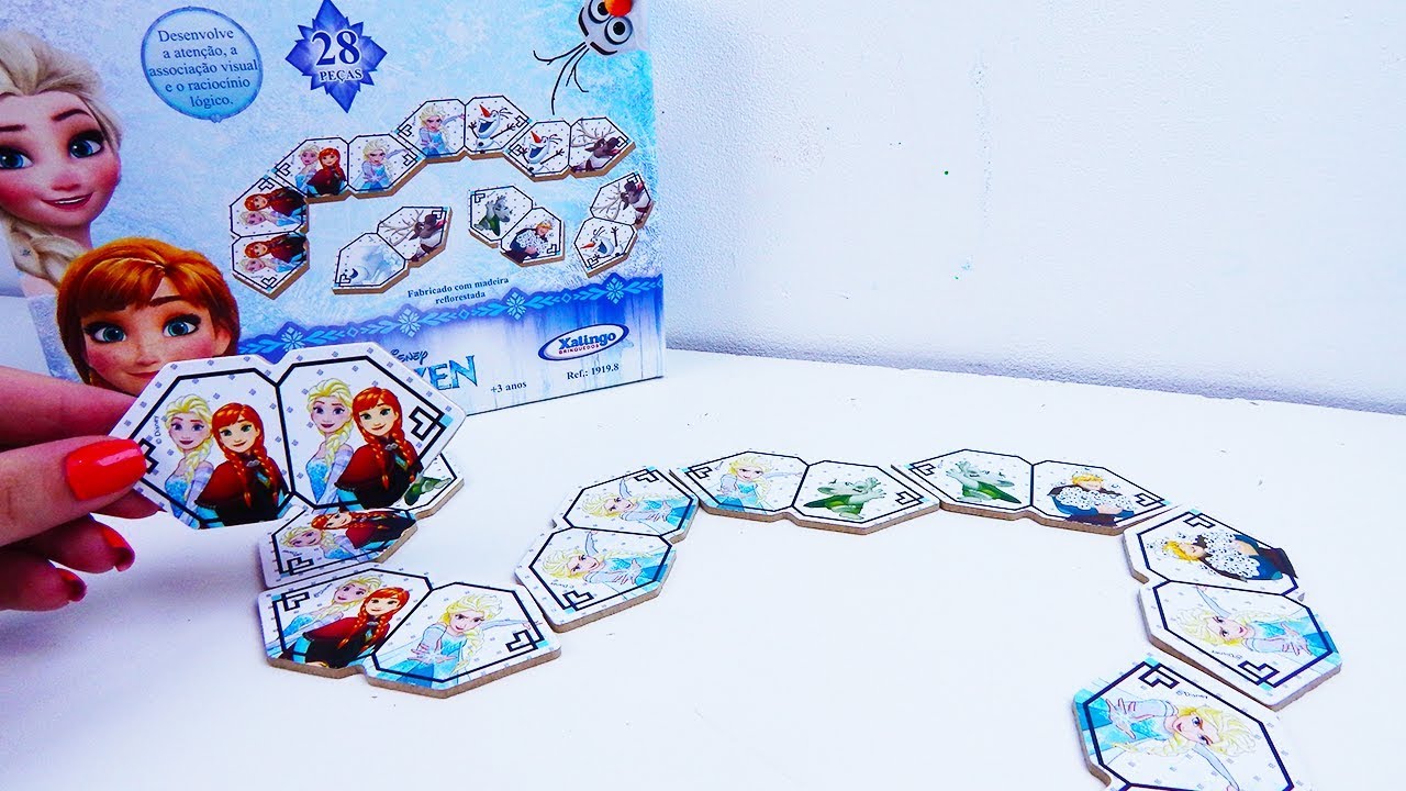 Jogo De Dominó Disney Frozen - Sacolão.com