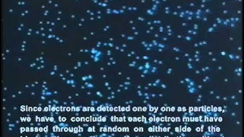 Double-slit interference pattern from the Hitachi experiment