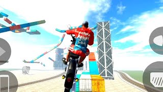 🏍️INSANE BIKE STUNT CHALLENGE!😱🔥Can I Complete This Impossible Track? 🚀|Epic Motorcycle Gameplay screenshot 5