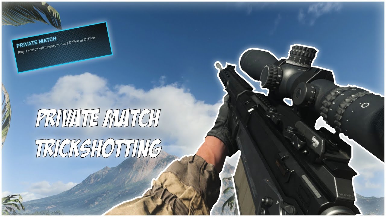 How to Setup a Private Match Trickshotting Lobby on Modern Warfare