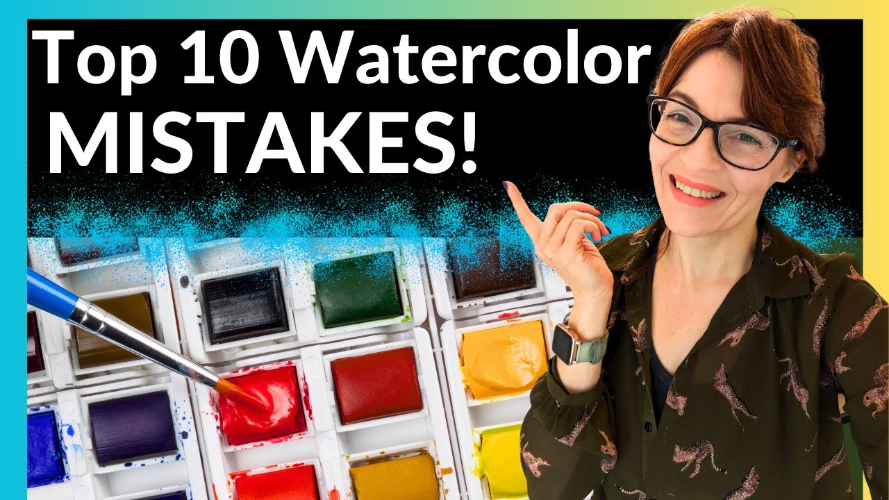 Fixing my Subscribers 10 Biggest Watercolor Mistakes!