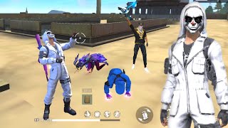 White Criminal Bundle But.... Playing With Dangerous Charector 🔥 Solo Vs Squad 😈 Garena Free Fire 🔥