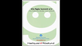 Alla fåglar kommit ren (Svensk text: Traditionell - musik: Traditionell)