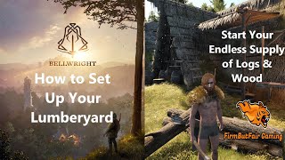 Bellwright - Setting Up Your Lumberyard - Location, Self Sustain, Delivery & More screenshot 4