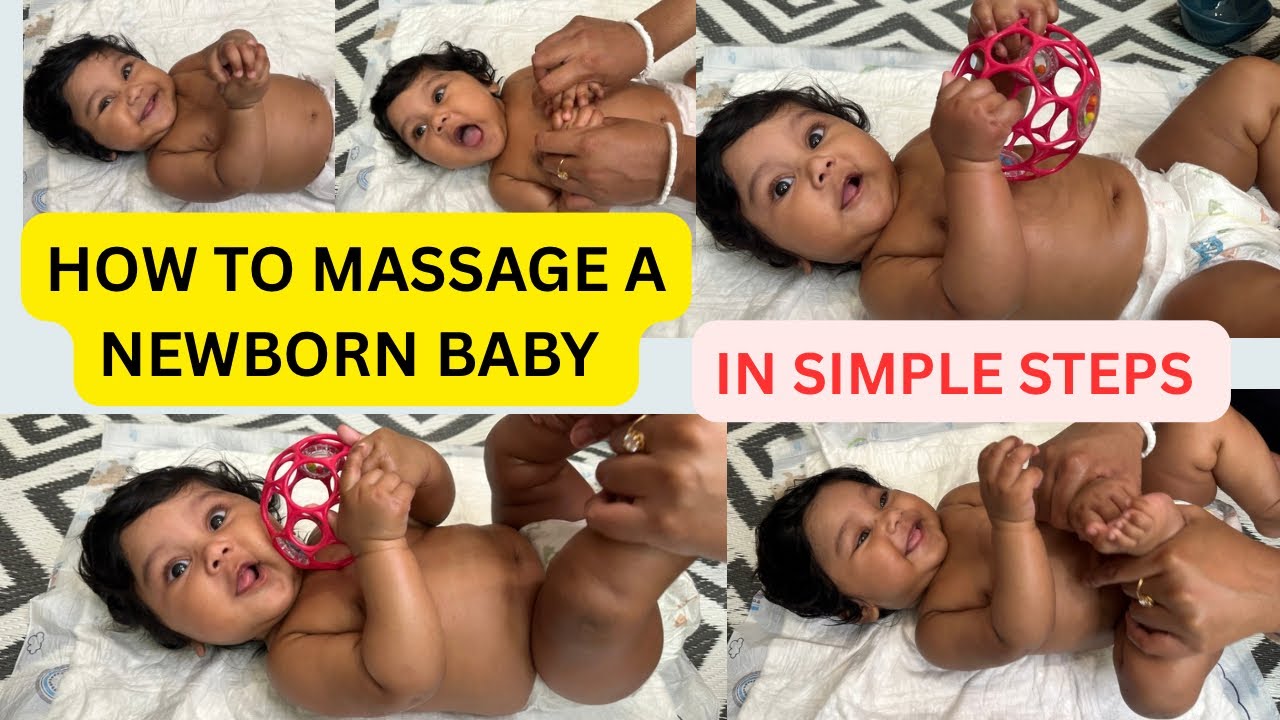 How to Massage Newborn Baby Step by Step | Baby Massage Exercise | বাচ্চাদের তেল মালিশের সঠিক নিয়ম