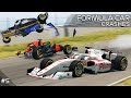 Realistic Formula car crashes#5 (F2 car mod)  BeamNG.drive