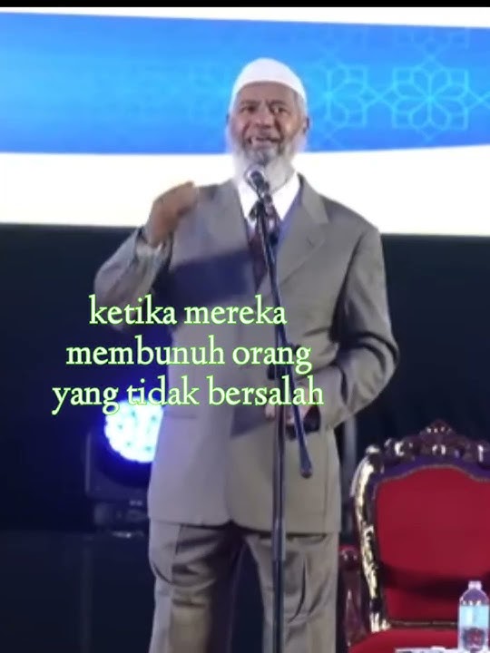 Mengapa Allah tidak memenangkan palestina - Zakir Naik
