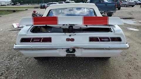 69 Camaro SS Convertible, total loss up for auction at Copart Houston. Can it be put back together?