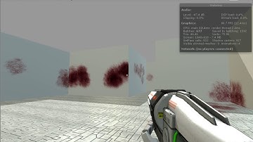 New Weapon Super Shotgun and some blood for the test in Unity