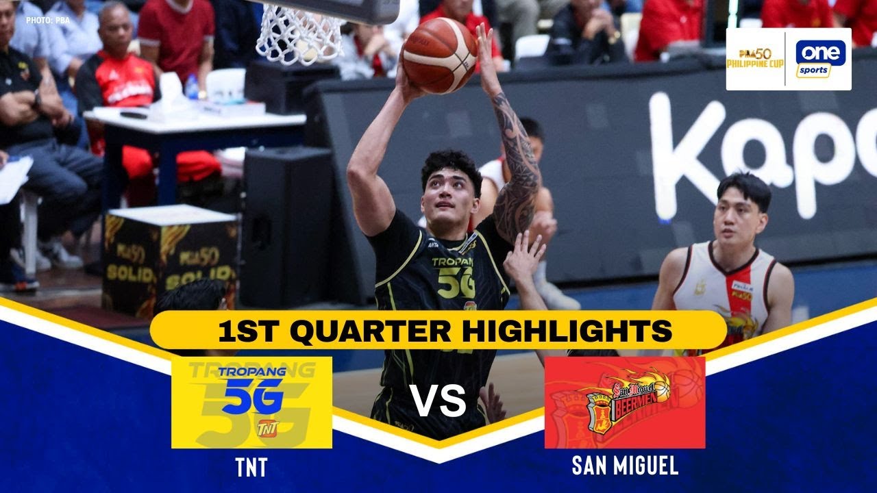TNT vs SAN MIGUEL | 1ST QUARTER HIGHLIGHTS | FINALS GAME 1 | PBA SEASON 50 PHILIPPINE CUP | JAN. 21