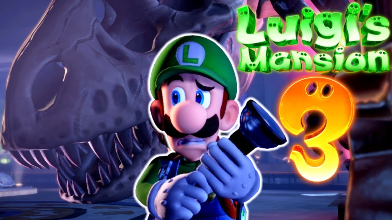 LUIGI FIGHTS A T-REX! | Luigi's Mansion 3 Gameplay - YouTube