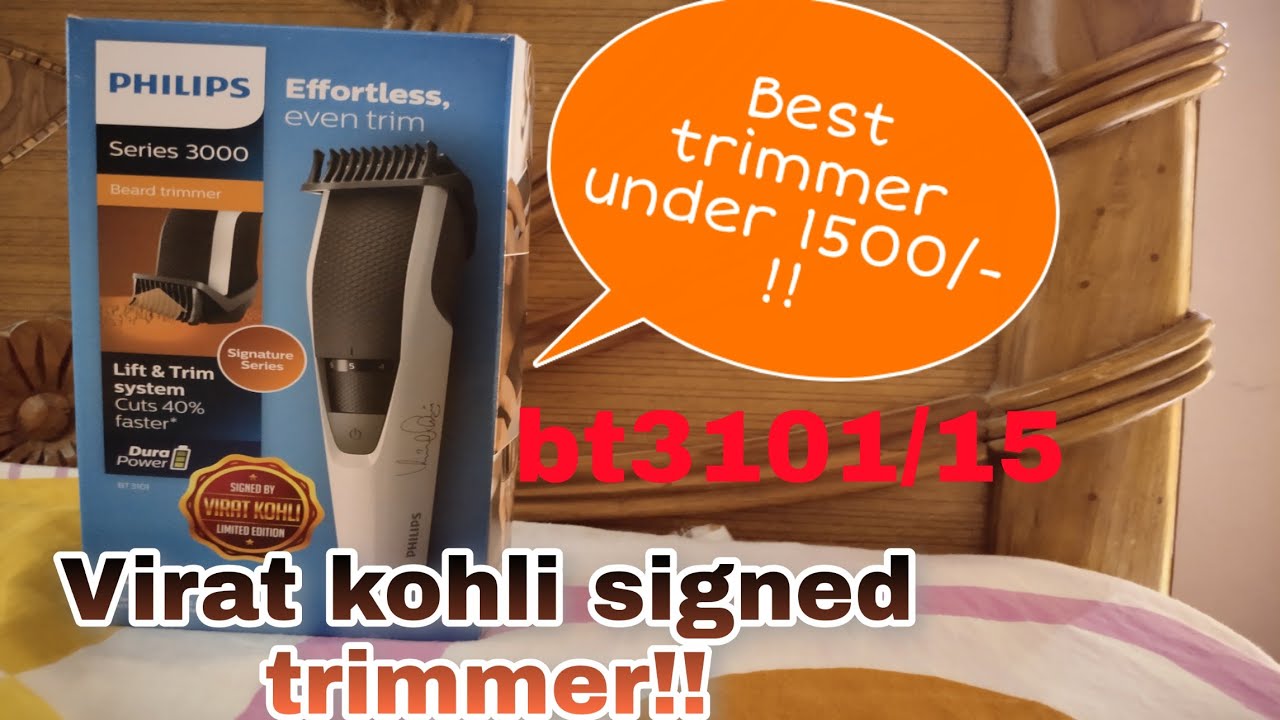 philips virat kohli signature trimmer