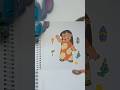 Lilo #shortfeed #colorines #shortvideo #art #disney #lilo #stitch #stickers #parati