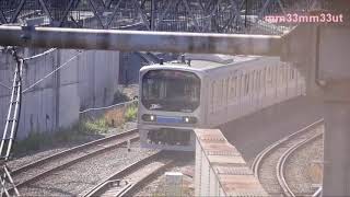 成田エクスプレスとEH500コンテナ貨物山手貨物線20191101