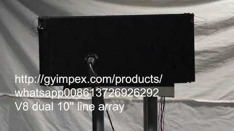 V8 dual 10 line array GYAUDIO 3