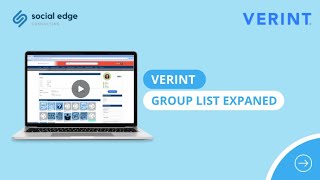 Group List Expanded Product Deep Dive | Products for Verint