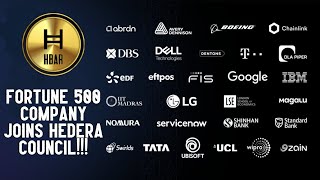 Fortune 500 Company Joins Hedera Council!!!