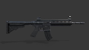 3D - M418 - GUN | I made it using MAYA and SUBSTANCE PAINTER | SHOWREEL | ARTSTATION