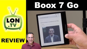 Boox 7 Go COLOR E-Ink Android E-Reader Review