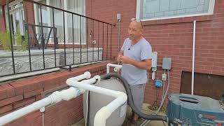 Pool filter sand change