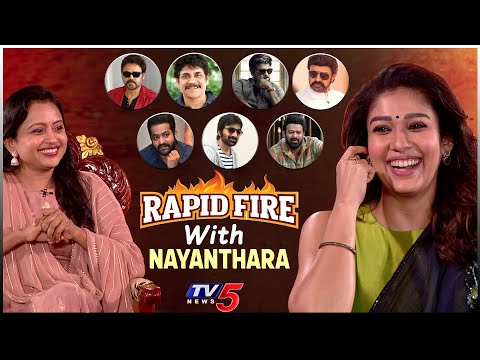 Rapid Fire with Nayanthara | Tollywood Hero's | Suma Nayanthara Interview | TV5 Tollywood