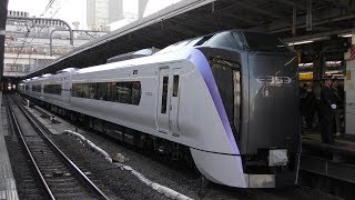 E353系初列車 スーパーあずさ4号 松本~新宿 左側車窓