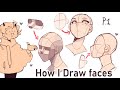 How I draw faces || pt.1 facial structure, planes, and basic anatomy