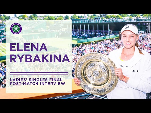 Kazakhstan's Elena Rybakina wins the Wimbledon women's final : NPR