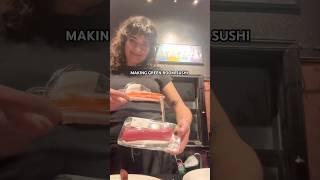 Backstage sushi: worth it.