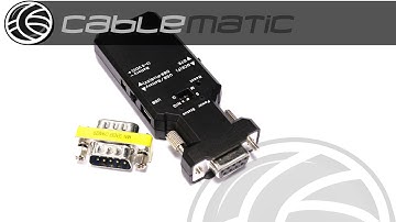 Adaptador Bluetooth a serie RS232 DTE DCE DB9 inalámbrico distribuido por CABLEMATIC ®
